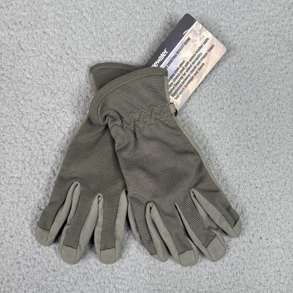 Whitewater Military Stretch Shooting Gloves Men Small Green Utility Tactical NWT